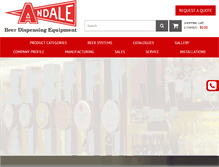 Tablet Screenshot of andale.com.au